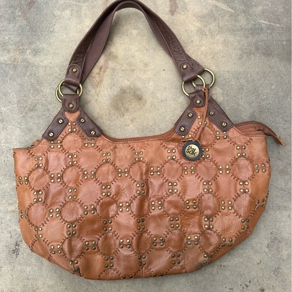 The Sak Indio Buttery Soft Leather Hobo Shoulder Bag - Picture 3 of 10